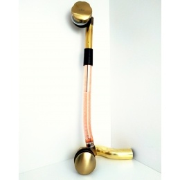 Обвязка для ванны Vieir автоматическая, латунная, золото