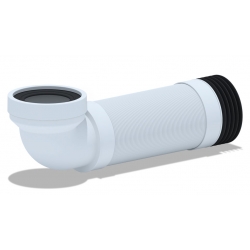 Гофра K739R для унитаза Ани пласт гибкий 90°, выпуск 110мм (395-1115мм)