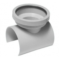 Врезка 110-110 McAlpine в канализационную трубу раструбное соединение