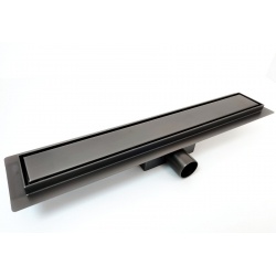 Душевой трап под плитку с сухим затвором Vieir 300 мм графит