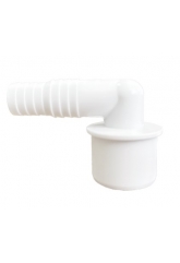 Адаптер 40 Г-образный для подключения слива бытовой техники 20*23 Супримпласт