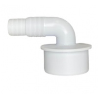 Адаптер 50 Г-образный для подключения слива бытовой техники 20*23 Супримпласт