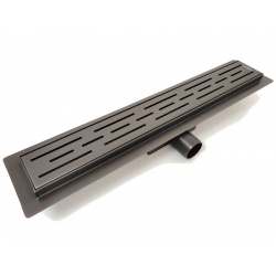 Душевой трап с сухим затвором VIEIR 300 мм, графит