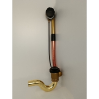 Обвязка для ванны Vieir полуавтоматическая, латунная, черный