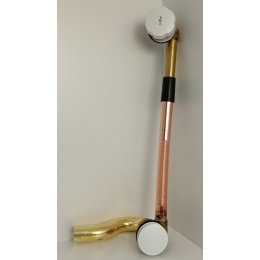 Обвязка для ванны Vieir автоматическая, латунная, белый