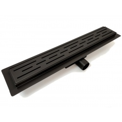 Душевой трап с сухим затвором VIEIR 300 мм, черный