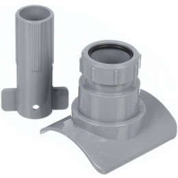 Врезка 110 х 40 РосТурПласт в канализационную трубу серая
