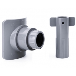 Врезка 110 х 40 РосТурПласт в канализационную трубу серая