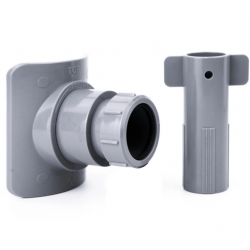 Врезка 110 х 50 РосТурПласт в канализационную трубу серая