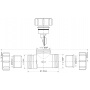 Клапан обратный 32 S-28-NRV-32 канализационный McAlpine
