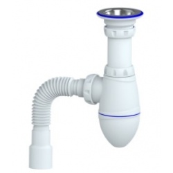 Сифон М220, 1 1/4*32 UNICORN с гофрой 32*32*40