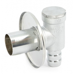 Сифон Uni-Fitt для бытовой техники штуцер 22 мм х 32 мм с пружинным клапаном