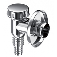 Минисифон K100H для стиральной машины Unicorn хром