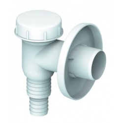 Минисифон K100W для стиральной машины Unicorn белый