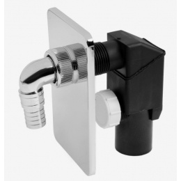 Сифон K110 для стиральной машины UNICORN скрытого монтажа, хром