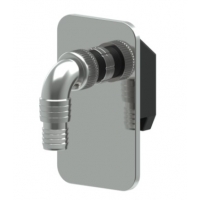 Сифон K110 для стиральной машины UNICORN скрытого монтажа, хром