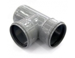Тройник 110х110/90° канализационный Valfex