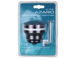 Донный клапан Azario click-clack, 1 1/4ʺ, латунь, черный