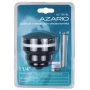 Донный клапан Azario click-clack, 1 1/4ʺ, латунь, черный