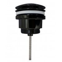 Донный клапан Azario click-clack, 1 1/4ʺ, латунь, черный