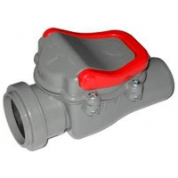 Клапан обратный 50 канализационный серый