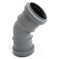Отвод 50/45° двухраструбный канализационный
