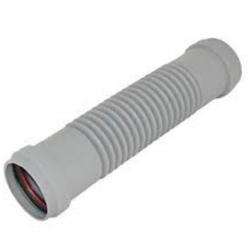 Соединитель ОРИО 50 раструб х 50 раструб канализационный гибкий, угол поворота 0-180"