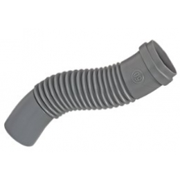 Соединитель ОРИО 50 раструб х 50 патрубок канализационный гибкий, угол поворота 0-180"