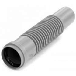 Соединитель ОРИО 50 раструб х 50 патрубок канализационный гибкий, угол поворота 0-180"