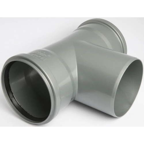 Тройник 110х110х110 угол 87° канализационный раструб х патрубок х раструб купить в интернет магазине Санрай73