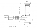 Сифон А0115 для мойки Ани