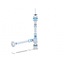 Сифон BM1003 для умывальника Ани Юнг с прямой трубой 32 мм