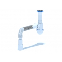 Сифон C2015 для умывальника Ани 11/4*40 с гофрой 40*40*50