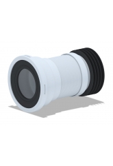 Гофра К918 для унитаза Ани армированная укороченная 185/350