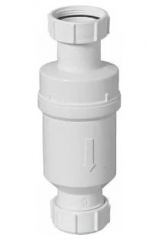 Сифон McAlpine самозакрывающийся сливной сухой клапан, вход 1 1/4", выход 32 мм компрессионный