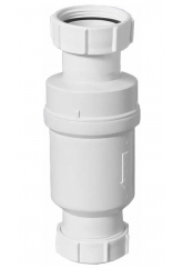Сифон McAlpine самозакрывающийся сливной сухой клапан, вход 1 1/2", выход 40 мм компрессионный