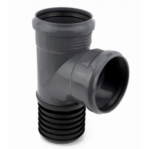 Тройник 110х110 угол 87° канализационный восстановитель раструба купить в интернет магазине Санрай73