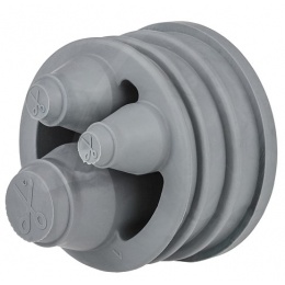 Манжета дренажная канализационная MasterProf серая 50x5-18, тэп