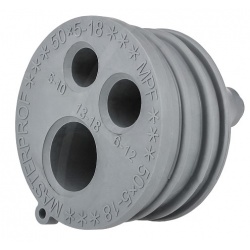 Манжета дренажная канализационная MasterProf серая 50x5-18, тэп