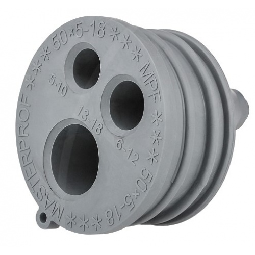 Манжета дренажная канализационная MasterProf серая 50x5-18, тэп купить в интернет магазине Санрай73