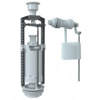 Арматура 1кн. белая, боковой подвод Unicorn