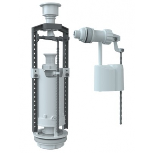 Арматура 1кн. белая, боковой подвод Unicorn купить в интернет магазине Санрай73