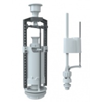 Арматура 1кн. белая, нижний подвод Unicorn