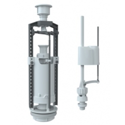 Арматура 1кн. белая, нижний подвод Unicorn