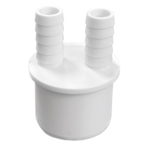 Адаптер 40 на 2 отвода (14+14) для подключения слива бытовой техники Супримпласт купить в интернет магазине Санрай73