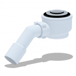 Сифон Е411CLS для душевого поддона Ани click-clack, сетка