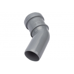 Отвод 32/45° канализационный Политэк