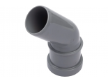 Отвод 32/45° канализационный Политэк