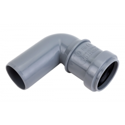 Отвод 40/45° канализационный Политэк