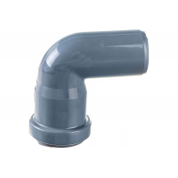 Отвод 40/87,5° канализационный Политэк